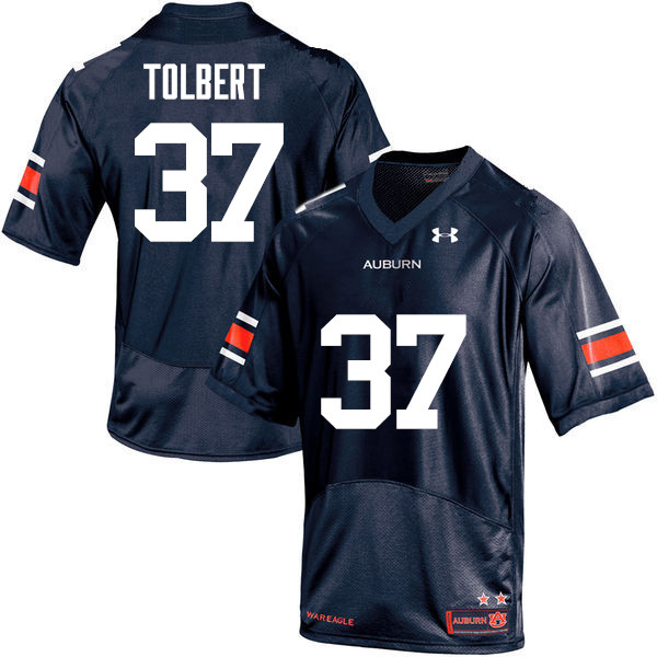 Men's Auburn Tigers #48 C.J. Tolbert Navy College Stitched Football Jersey